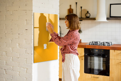 Tableau magnétique Couleur jaune doré