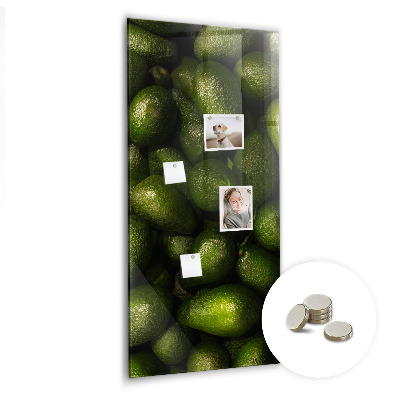 Tableau magnétique design Avocat frais