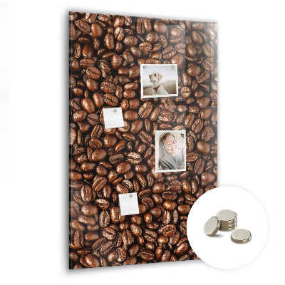 Tableau magnétique design Grains de café