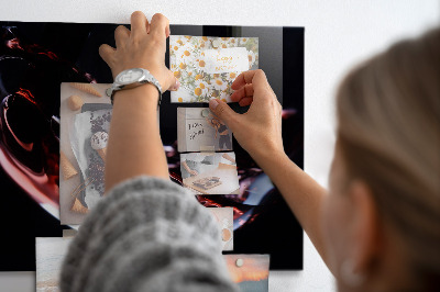 Tableau aimanté Un verre de vin