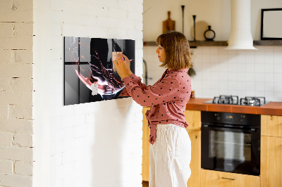 Tableau aimanté Un verre de vin