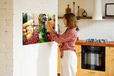 Tableau aimanté Légumes frais