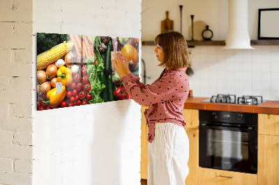 Tableau aimanté Légumes frais