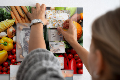 Tableau aimanté Légumes frais