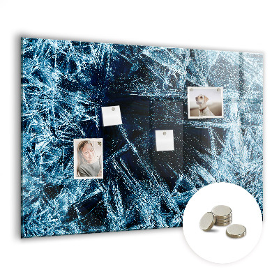 Tableau magnétique verre Mur gelé