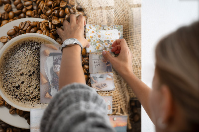 Tableau aimanté Un sac de café