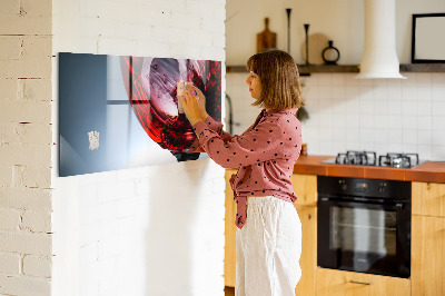 Tableau aimanté Un verre de vin