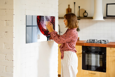 Tableau aimanté Un verre de vin