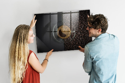 Tableau aimanté Tasse de café