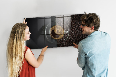 Tableau aimanté Tasse de café