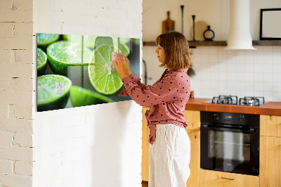 Tableau aimanté Morceaux de citron vert