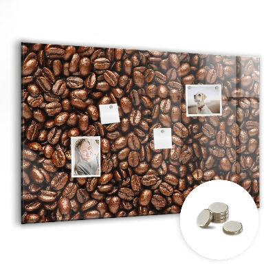 Tableau aimanté Grains de café