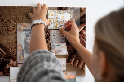 Tableau aimanté Des barres de chocolat