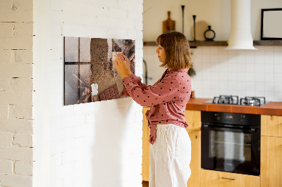 Tableau aimanté Des barres de chocolat