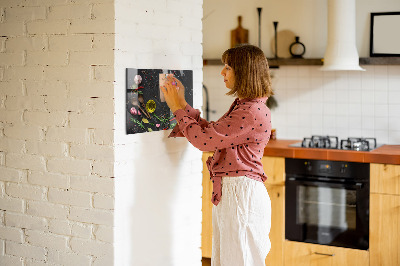 Tableau aimanté Des épices sur le comptoir