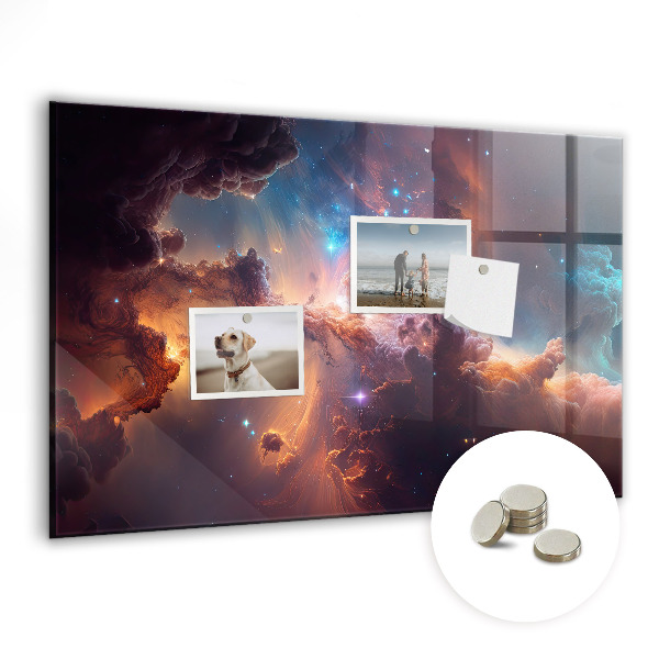 Tableau magnétique pour magnets Cosmos des étoiles du monde