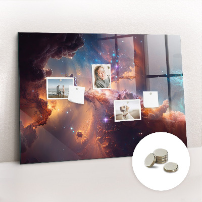 Tableau magnétique pour magnets Cosmos des étoiles du monde