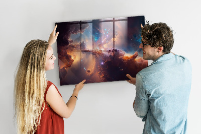 Tableau magnétique pour magnets Cosmos des étoiles du monde