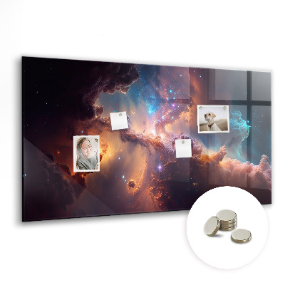 Tableau magnétique pour magnets Cosmos des étoiles du monde