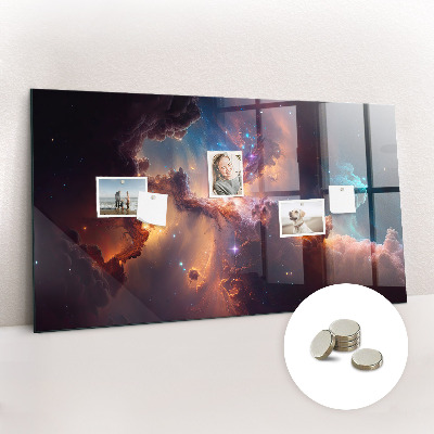 Tableau magnétique pour magnets Cosmos des étoiles du monde