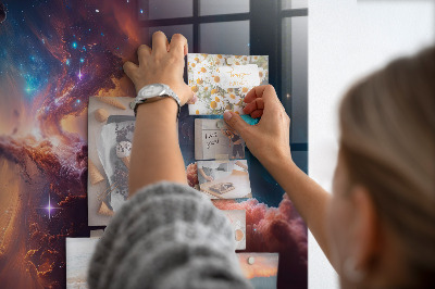 Tableau magnétique pour magnets Cosmos des étoiles du monde