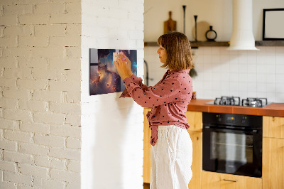 Tableau magnétique pour magnets Cosmos des étoiles du monde