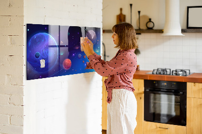 Tableau magnétique pour magnets Planètes galaxies