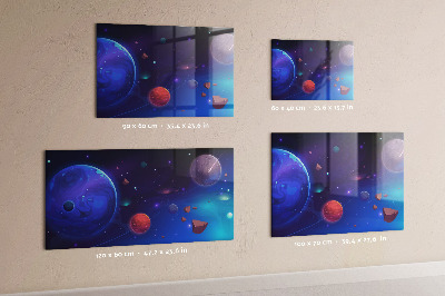 Tableau magnétique pour magnets Planètes galaxies