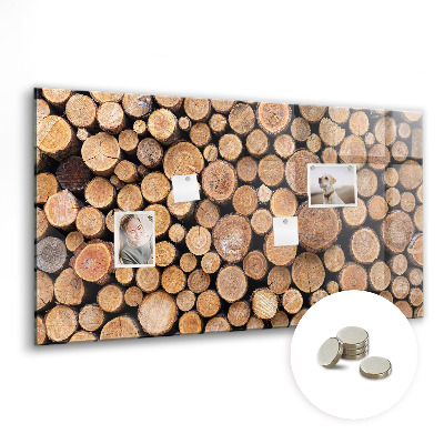 Tableau magnétique cuisine design Cernes des arbres