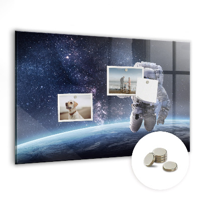 Tableau magnétique pour magnets Astronaute