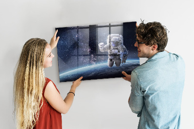 Tableau magnétique pour magnets Astronaute