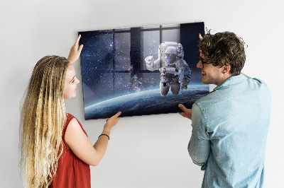 Tableau magnétique pour magnets Astronaute