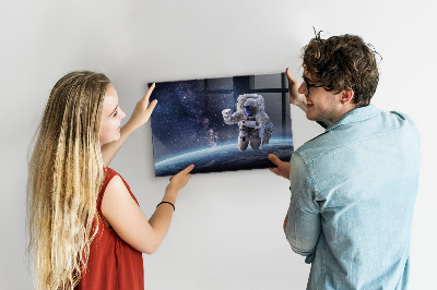 Tableau magnétique pour magnets Astronaute