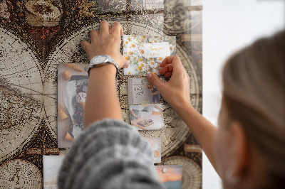 Tableau magnétique enfant Carte du vieux monde