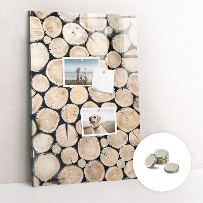 Tableau pour magnet Souches d'arbres