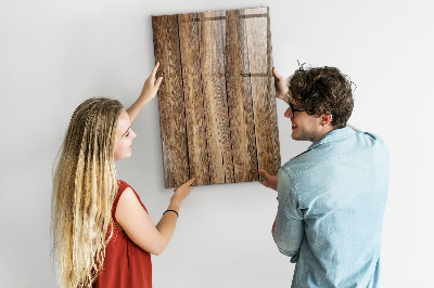 Tableau pour magnet Texture du bois