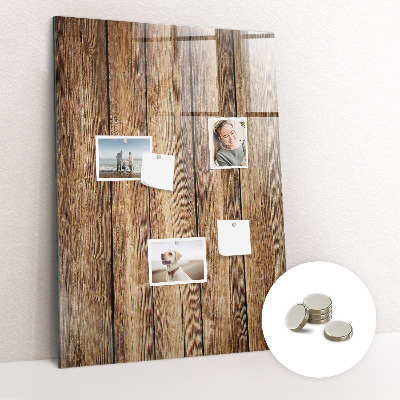 Tableau pour magnet Texture du bois