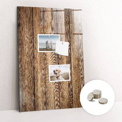 Tableau pour magnet Texture du bois