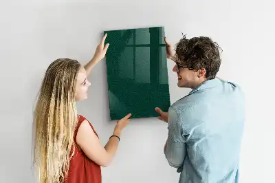 Tableau magnétique pour écrire avec motif de feuilles linéaires