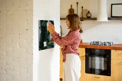 Tableau magnétique pour écrire modèle Jungle de feuilles