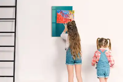 Tableau magnétique pour dessiner motif abstraction géométrique