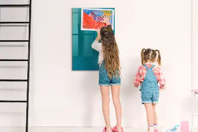 Tableau magnétique pour dessiner motif abstraction géométrique