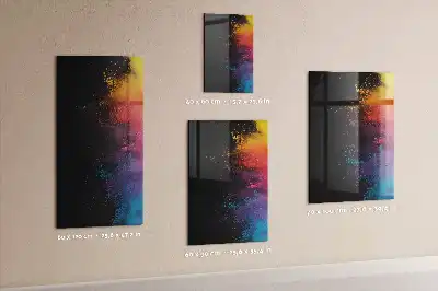Poudre colorée pour tableau magnétique