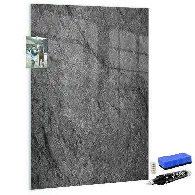 Tableau magnétique pour écrire motif texture de roche