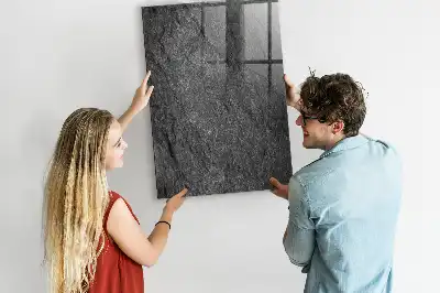 Tableau magnétique pour écrire motif texture de roche