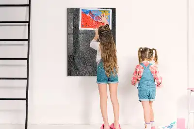 Tableau magnétique pour écrire motif texture de roche