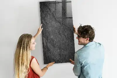 Tableau magnétique pour écrire motif texture de roche