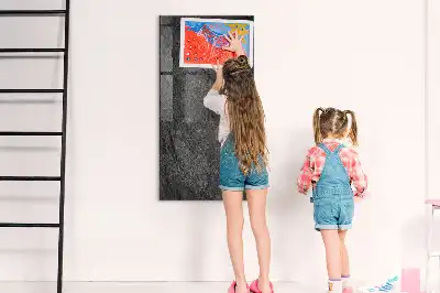 Tableau magnétique pour écrire motif texture de roche