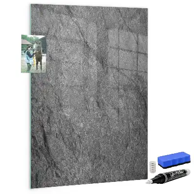 Tableau magnétique pour écrire motif texture de roche