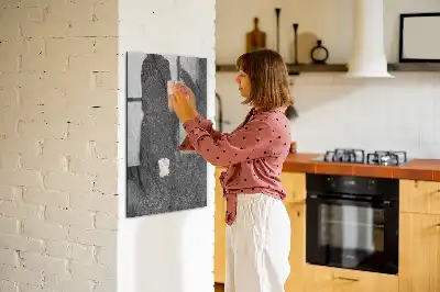 Tableau magnétique pour écrire motif texture de roche